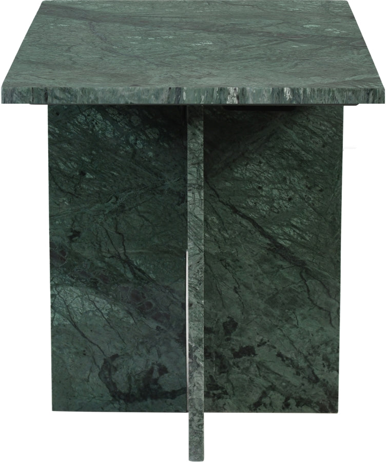 Verona Marble End Table in Green - 220Green-ET