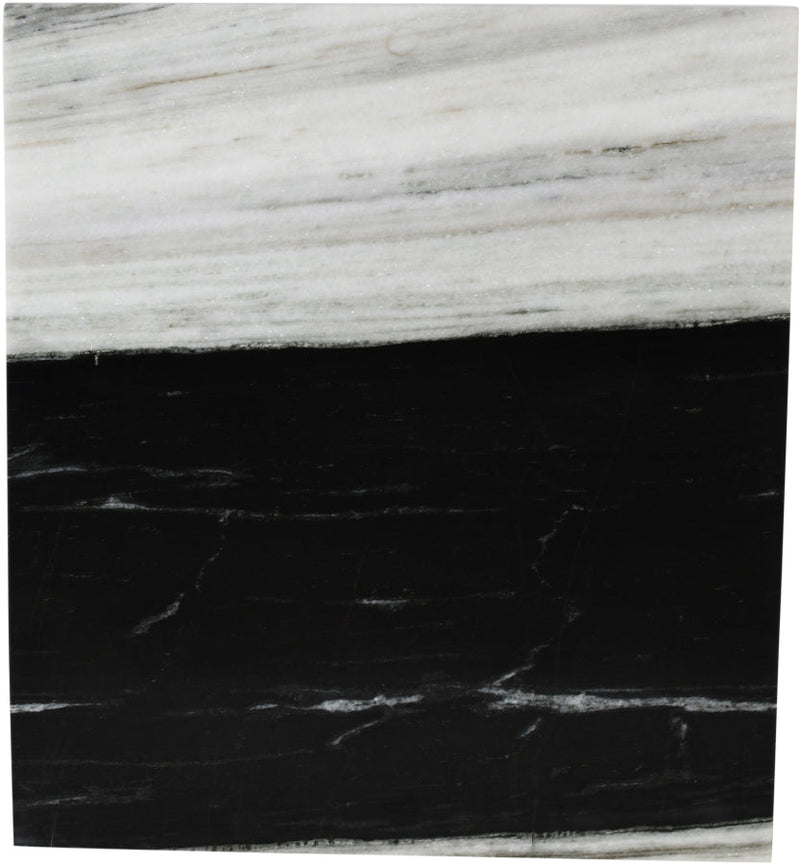 Verona Marble End Table in Panda - 220Panda-ET