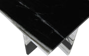 Verona Marble End Table in Panda - 220Panda-ET