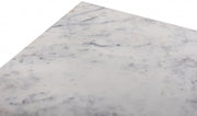Verona Marble End Table in White - 220White-ET