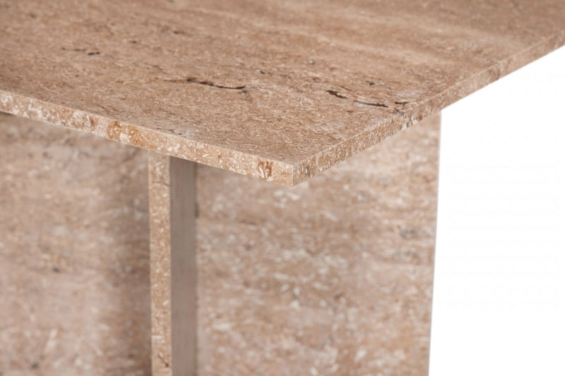 Verona Travertine Coffee Table in Natural - 220Travertine-CT