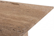 Verona Travertine Coffee Table in Natural - 220Travertine-CT