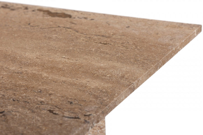 Verona Travertine Coffee Table in Natural - 220Travertine-CT
