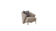 Veronica Love Seat (Silver Vizon) - Gate FurnitureLoveseat