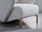 Veronica Sleeper (Merit Cream) Living Room Set - Gate FurnitureLiving Room Set