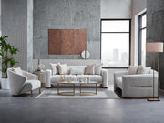 Veronica Sleeper (Merit Cream) Living Room Set - Gate FurnitureLiving Room Set