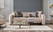 Veronica Sleeper (Silver Vizon) Living Room Set - Gate FurnitureLiving Room Set