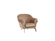 Versace 3-pieces (Sofa & Loveseat & Chair) Livingroom Set Beige in Beige - 101-VER-STAR14240-321