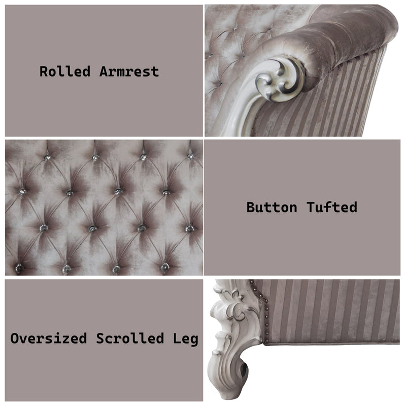 Versailles Loveseat W/5 Pillows - LV01395