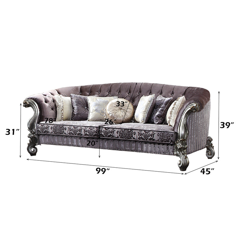 Versailles Sofa W/7 Pillows - 56825