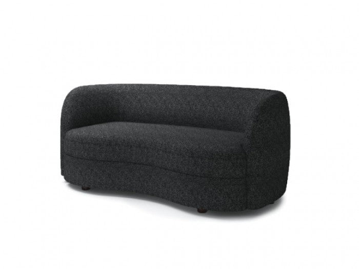 Versoix Black Loveseat - FM61003BK-LV