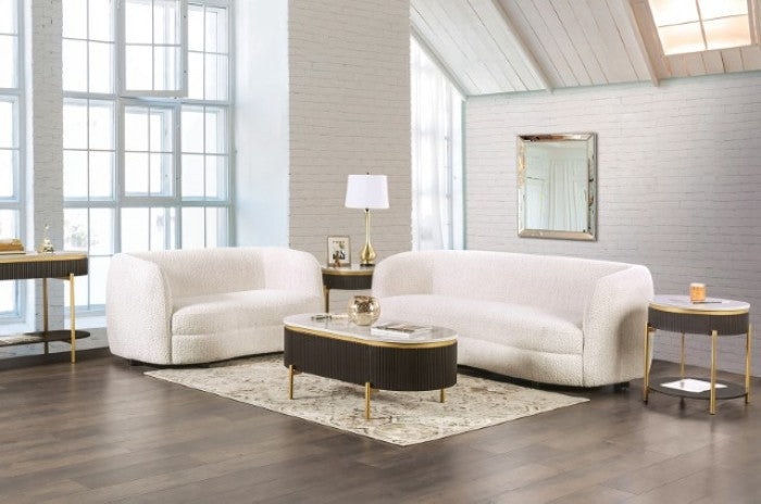 Versoix Off-White Sofa - FM61003WH-SF