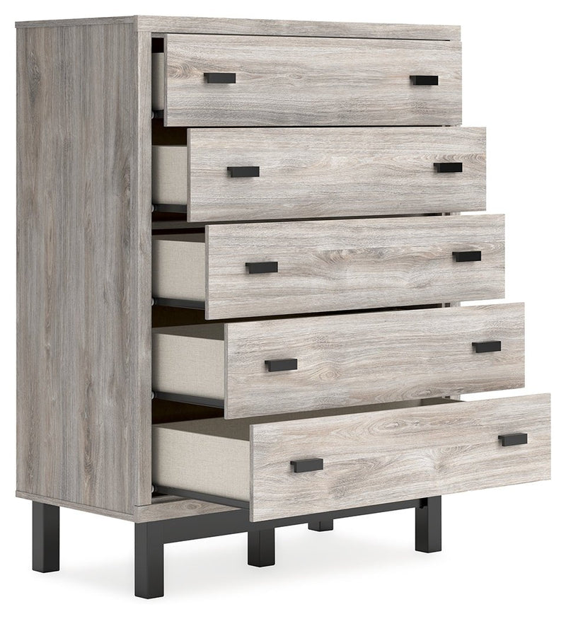 Vessalli Gray Panel Bedroom Set - Gate FurnitureBedroom Set