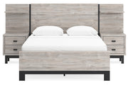 Vessalli Gray Panel Bedroom Set with Extensions - Gate FurnitureBedroom Set