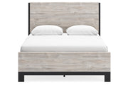 Vessalli Gray Queen Panel Bed - Gate FurnitureQueen Bed