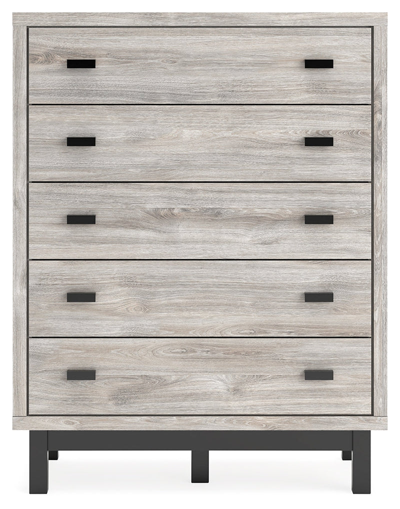 Vessalli Gray Panel Bedroom Set from Ashley - Luna Furniture