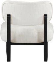 Vetra Linen Textured Fabric Upholstered Chair in Cream - 33014Cream