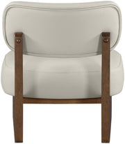 Vetra Vegan Leather Upholstered Chair in Beige - 33019Beige