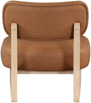 Vetra Vegan Leather Upholstered Chair in Cognac - 33018Cognac