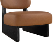 Vetra Vegan Leather Upholstered Chair in Cognac - 33020Cognac
