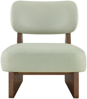 Vetra Vegan Leather Upholstered Chair in Mint - 33019Mint