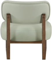 Vetra Vegan Leather Upholstered Chair in Mint - 33019Mint