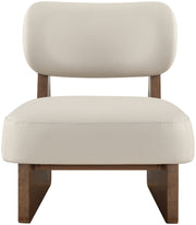 Vetra Vegan Leather Upholstered Chair in Taupe - 33019Taupe