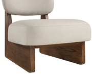 Vetra Vegan Leather Upholstered Chair in Taupe - 33019Taupe