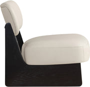 Vetra Vegan Leather Upholstered Chair in Taupe - 33020Taupe