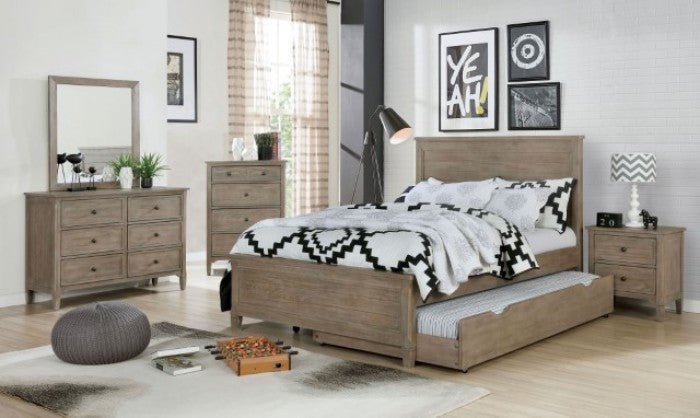 Vevey Wire-Brushed Warm Gray Dresser - FOA7175D