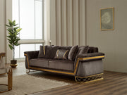 Veyron Stationary Sofa in Cream - 200-SIM-VEY-STAR553-3