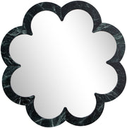 Vicenza Genuine Marble Frame Mirror in Green - 66088Green-M