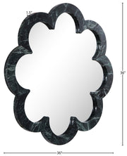 Vicenza Genuine Marble Frame Mirror in Green - 66088Green-M