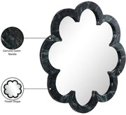 Vicenza Genuine Marble Frame Mirror in Green - 66088Green-M