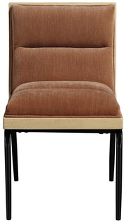 Viceroy Fabric Upholstered Dining Chair in Cognac, Set of 2 - 11098Cognac-C