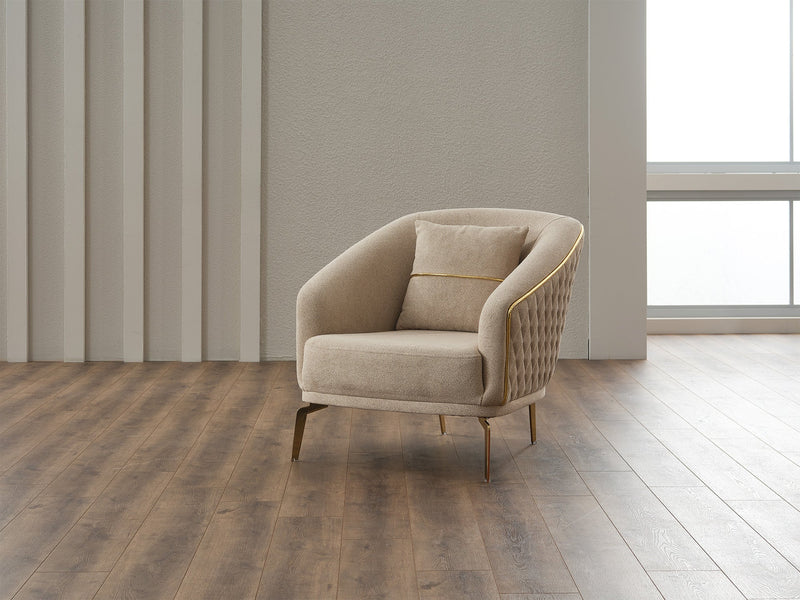 Victoria Chair Cream in Cream - 101-VIC-GIR03-B