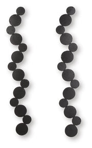 Vinler Black Accent Mirror Set (Set of 2) - A8010353