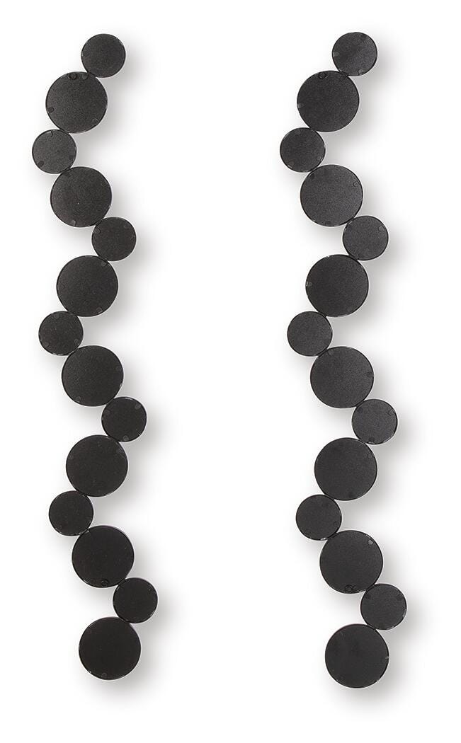 Vinler Black Accent Mirror Set (Set of 2) - A8010353