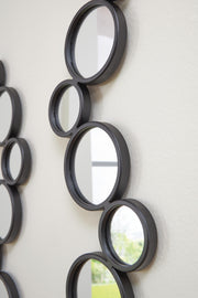 Vinler Black Accent Mirror Set (Set of 2) - A8010353
