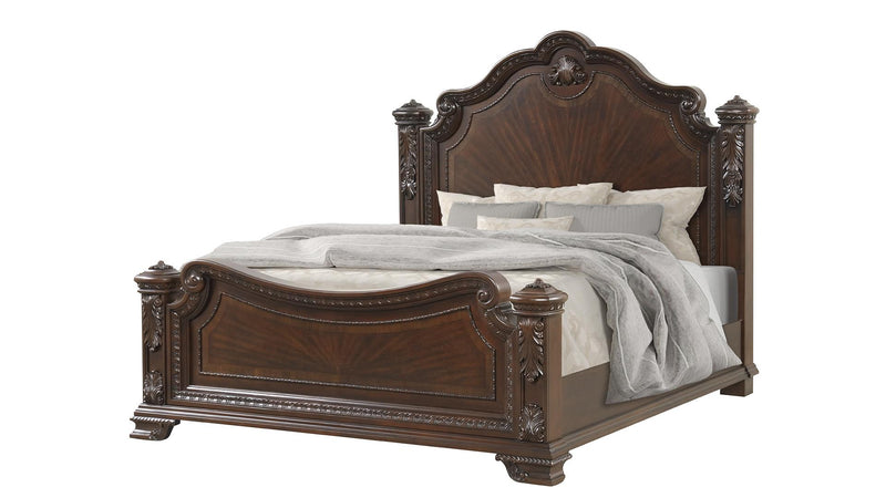 Vintage King Bed in Walnut - Vintage King Bed in Walnut