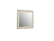 Viola Cream High Gloss Lacquer 4 pc Queen Bedroom Set - VIOLABEDROOM-4PCQ