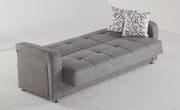 Vision 3 Seat Sleeper (Diego Gray) 1 Piece - Gate FurnitureSleeper Sofa