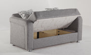 Vision 3 Seat Sleeper (Diego Gray) 1 Piece - Gate FurnitureSleeper Sofa