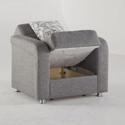 Vision Love Seat (Diego Gray) 2 Pieces - Gate FurnitureLoveseat