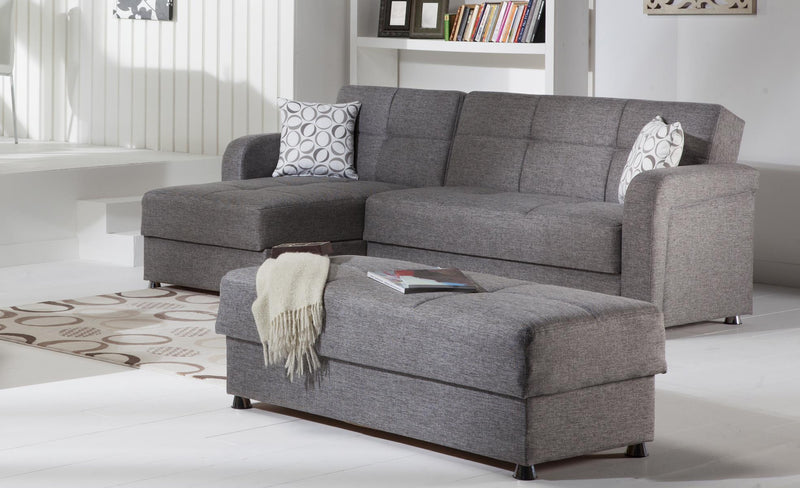Vision Sectional Chaise Part (Diego Gray) 1 Piece - 10-VIS-6227D-05-C