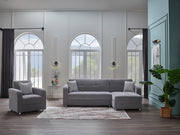 Vision Sectional Chaise Part (Koopsi Gray) - 15-VIS-203385-05-C