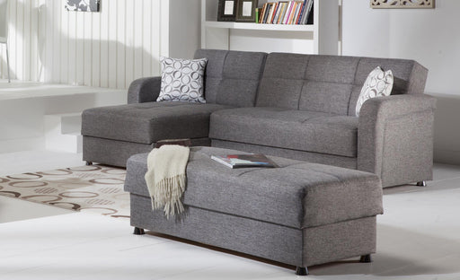 Vision Sectional Love Seat Part(Diego Gray) 1 Piece - 10-VIS-6227D-05-L