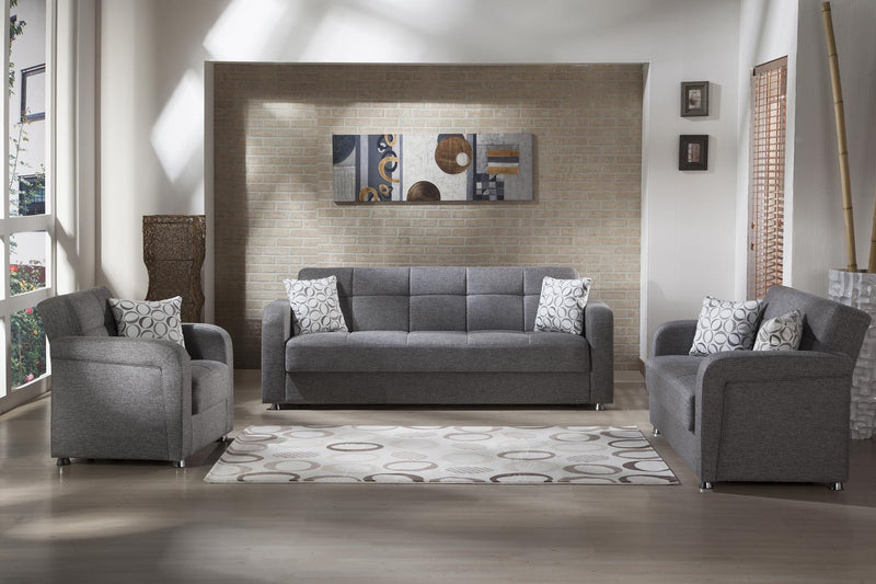 Vision Sleeper (Diego Gray) Living Room Set - Gate FurnitureLiving Room Set