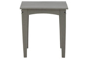 Visola Gray Outdoor End Table - Gate FurnitureEnd Table