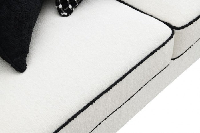 Viviani White Sofa - FM61007WH-SF